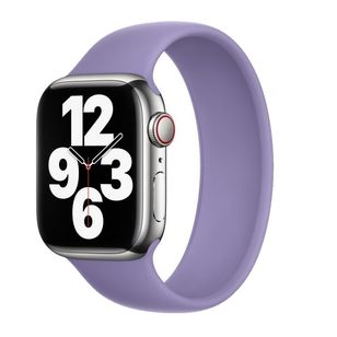 Apple Silikon Solo Loop für  Apple Watch | 44/45/46/49 mm - Größe 10 - English Lavender