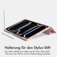 Accezz Smarte Klapphülle aus Silikon Apple iPad Pro 11 (2025) M5 / (2024) M4 - Rosa