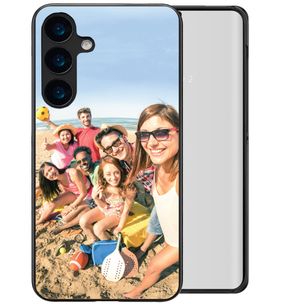 Gestalte deine eigene Hardcase Hülle Samsung Galaxy S25 Plus - Schwarz