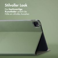 Accezz Classic Klapphülle Apple iPad Pro 12.9 (2020/2021/2022) - Grün