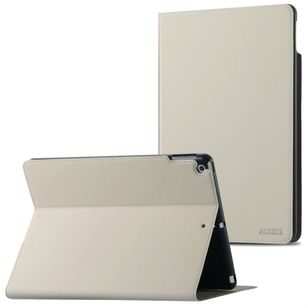 Accezz Classic Klapphülle Apple iPad 9 (2021) 10.2 Zoll / iPad 8 (2020) 10.2 Zoll / iPad 7 (2019) 10.2 Zoll - Greige