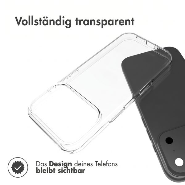 Accezz Clear TPU Backcover Apple iPhone 18 Pro Max / 17 Pro Max - Transparent