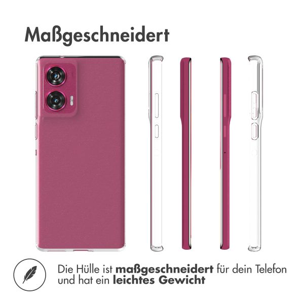 Accezz Clear TPU Backcover Motorola Edge 50 Fusion - Transparent
