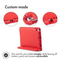 Accezz SchutzHülle mit Handgriff kindersicher Apple iPad 9 (2021) 10.2 Zoll / iPad 8 (2020) 10.2 Zoll / iPad 7 (2019) 10.2 Zoll - Rot