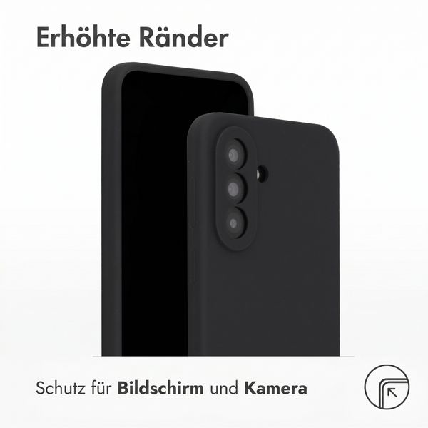 Accezz Liquid Silikoncase Samsung Galaxy A37 (5G) - Schwarz