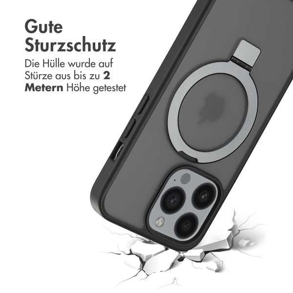 Accezz Ring Stand Backcover mit MagSafe Apple iPhone 13 Pro - Schwarz
