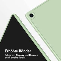 Accezz Smarte Klapphülle aus Silikon Samsung Galaxy Tab A9 Plus - Hellgrün