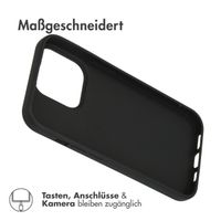 Accezz Color TPU Hülle Apple iPhone 14 Pro - Schwarz