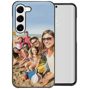 Gestalte deine eigene Hardcase Hülle Samsung Galaxy S23 - Schwarz