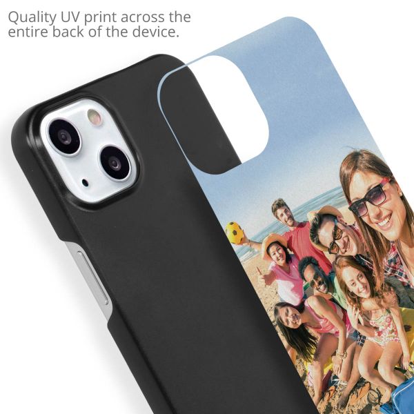 Gestalte deine eigene Hardcase Hülle Apple iPhone 13 - Schwarz