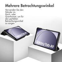 Accezz Trifold Klapphülle Samsung Galaxy Tab A11 / A9 8.7 Zoll - Schwarz