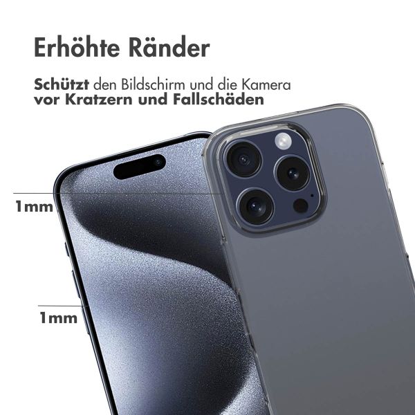Accezz Clear TPU Backcover Apple iPhone 16 Pro - Transparent