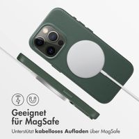 Accezz MagSafe Leather Backcover Apple iPhone 15 Pro - Cedar Green