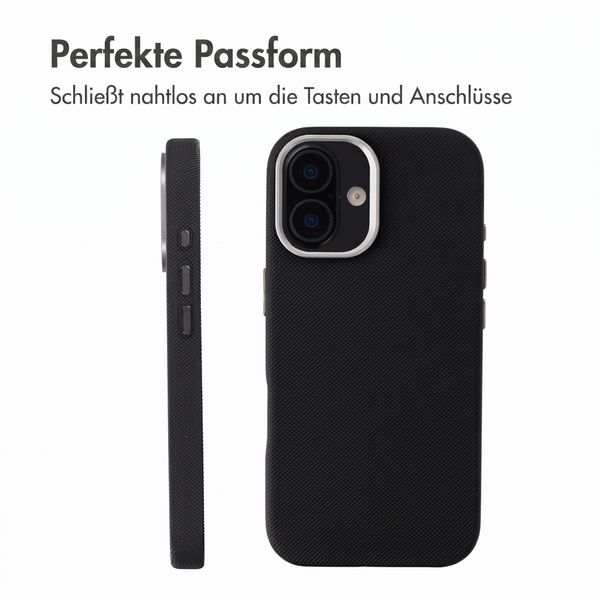 Accezz Mesh Backcover mit MagSafe Apple iPhone 17 - Schwarz