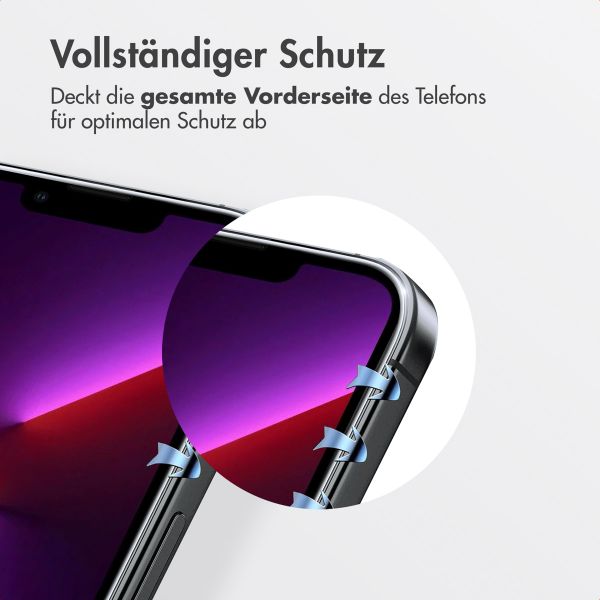 Accezz Gehärteter Glas-Schutz + Applikator Apple iPhone 17e / 16e / 14 / 13 / 13 Pro
