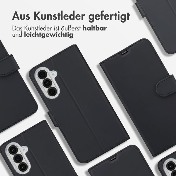 Accezz Wallet TPU Klapphülle Samsung Galaxy A36 / A56 - Schwarz