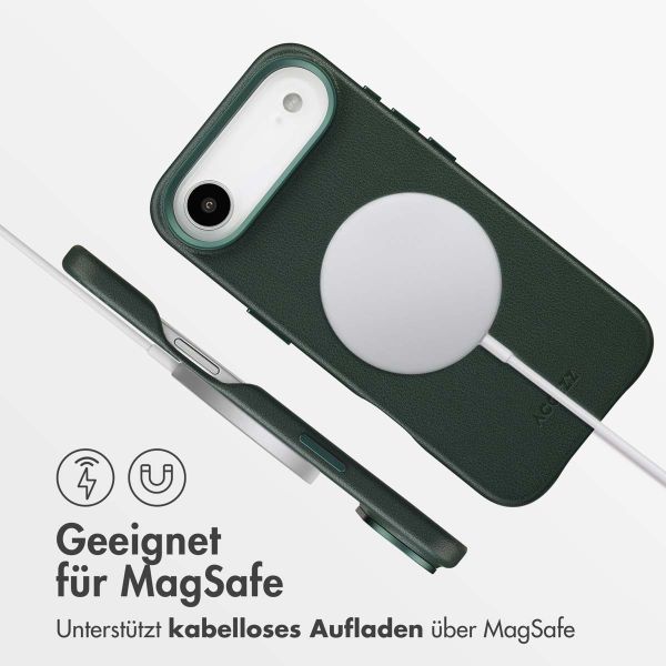Accezz MagSafe Leather Backcover Apple iPhone Air - Cedar Green