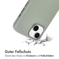 Accezz MagSafe Leather Backcover Apple iPhone 15 - Light Grey