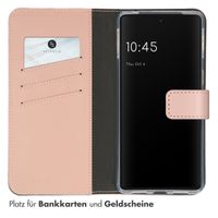 Selencia Echtleder Klapphülle Google Pixel 7 Pro - Rosa
