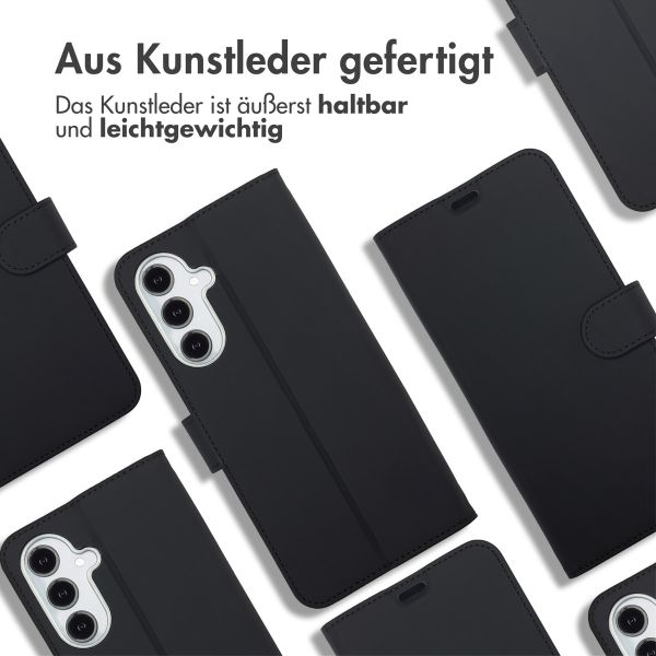 Accezz Wallet TPU Klapphülle Samsung Galaxy A18 (4G) / A17 (4G/5G) - Schwarz