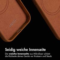 Accezz Vintage Leather Magsafe Backcover Apple iPhone 15 Pro Max - Tabacco Cognac