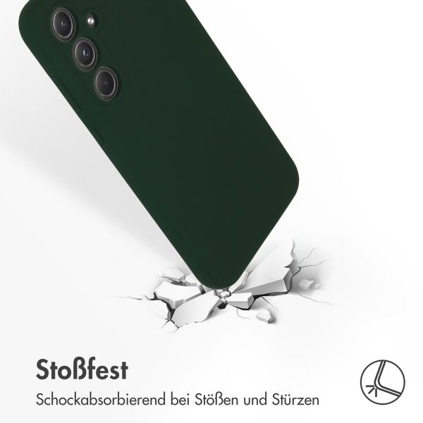 Accezz Liquid Silikoncase Samsung Galaxy A55 - Forest Green