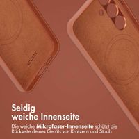 Accezz 2-in-1 Klapphülle aus Leder mit MagSafe Samsung Galaxy S23 FE - Sienna Brown