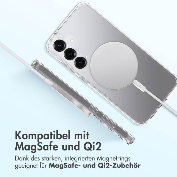 Accezz Xtreme Impact Backcover mit MagSafe Samsung Galaxy S25 Plus - Transparent