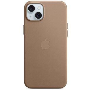 Apple FineWoven Back Cover MagSafe Apple iPhone 15 Plus - Taupe