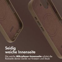 Accezz MagSafe Leather Backcover Apple iPhone 17 - Kaffeebraun