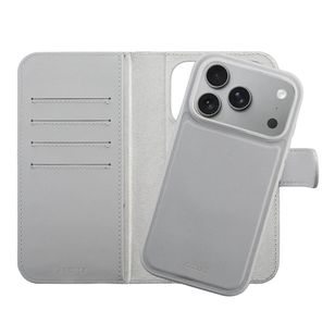 Accezz Edge abnehmbare Bookcase mit MagSafe Apple iPhone 18 Pro / 17 Pro - Grau