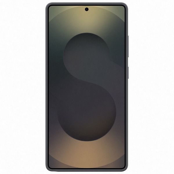 Samsung Original Silikon Cover Samsung Galaxy S25 Ultra - Schwarz