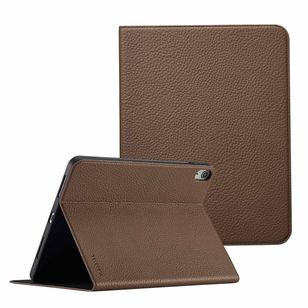 Selencia Riva Klapphülle Apple iPad Air 11 Zoll (2026) M4 / (2025) M3 / (2024) M2 / Air 5 (2022) / Air 4 (2020) - Mocha Brown