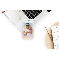 Gestalte deine eigene Compact Gel Klapphülle Samsung Galaxy S21 Ultra - Weiß