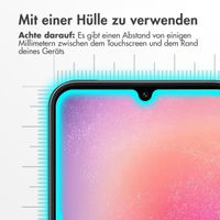 Accezz Displayschutz 2er-pack aus gehärtetem Glas Samsung Galaxy A25 (5G)