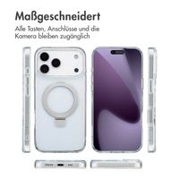 Accezz Ring Stand Backcover mit MagSafe Apple iPhone 17 Pro Max - Transparent