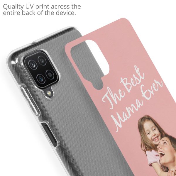 Gestalte deine eigene Clear Case Samsung Galaxy A12 - Transparent