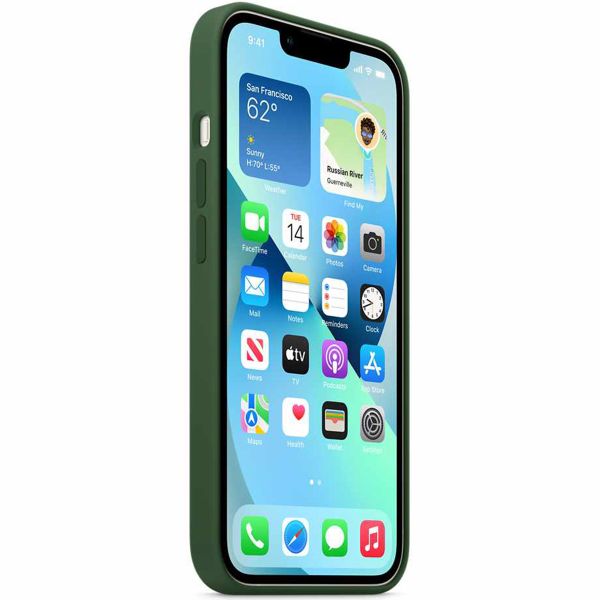 Apple Silikon-Case MagSafe Apple iPhone 13 - Clover