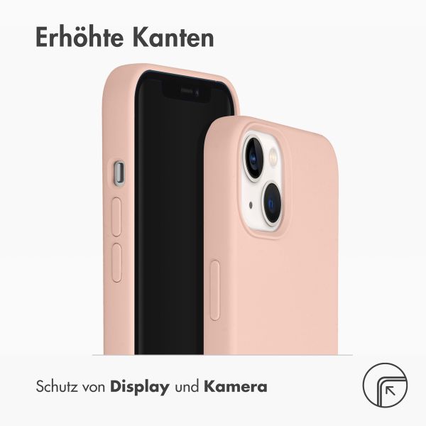 Accezz Liquid Silikoncase mit MagSafe Apple iPhone 14 / 13 - Rosa