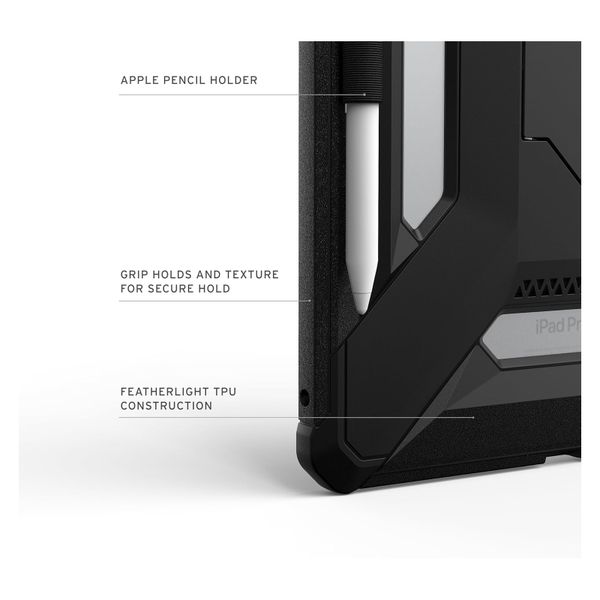 UAG Scout Plus Back Cover mit Ständer Apple iPad Pro 11 (2025) M5 / (2024) M4 - Black