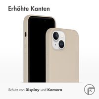 Accezz Liquid Silikoncase mit MagSafe Apple iPhone 15 - Stone