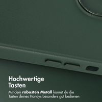 Accezz MagSafe Leather Backcover Apple iPhone 13 - Cedar Green