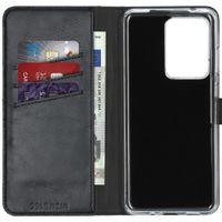 Selencia Echtleder Klapphülle Samsung Galaxy S20 Ultra - Schwarz