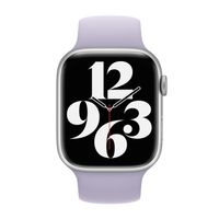 Apple Silikon Solo Loop für  Apple Watch | 38/40/41/42 mm - Größe 2 - Purple Fog
