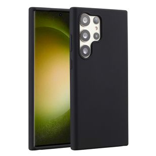 Accezz Liquid Silikoncase Samsung Galaxy S23 Ultra - Schwarz