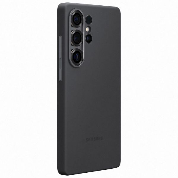 Samsung Original Silikon Cover Samsung Galaxy S25 Ultra - Schwarz