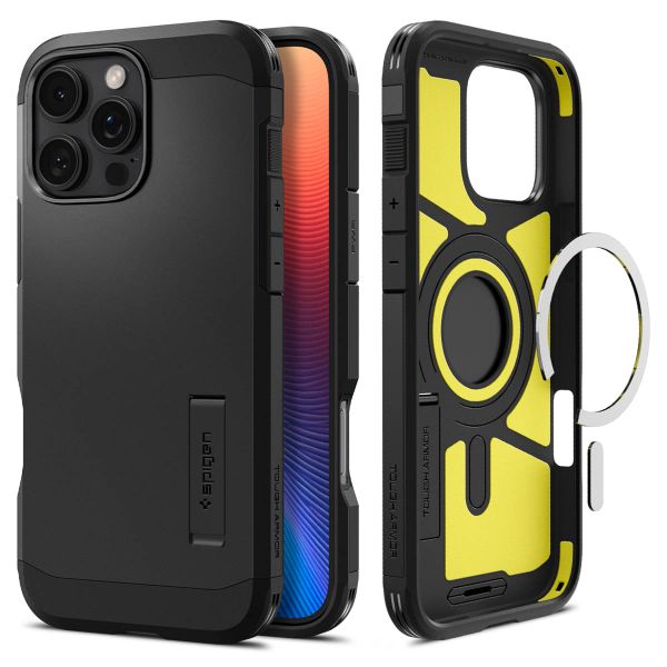 Spigen Tough Armor Backcover MagSafe Apple iPhone 16 Pro Max - Schwarz