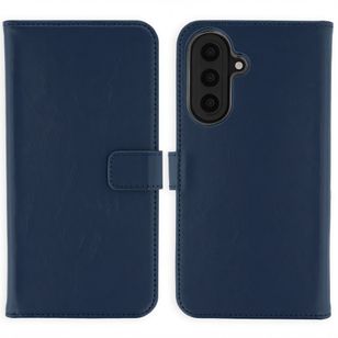Selencia Echtleder Klapphülle Samsung Galaxy A57 (5G) - Dunkelblau
