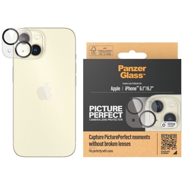 PanzerGlass PicturePerfect Kameralinsenschutz Apple iPhone 15 / 15 Plus