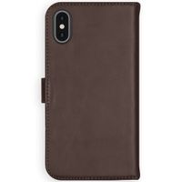 Selencia Echtleder Klapphülle Apple iPhone X / Xs - Braun